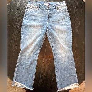 Cabi hi-low crop pants size 14